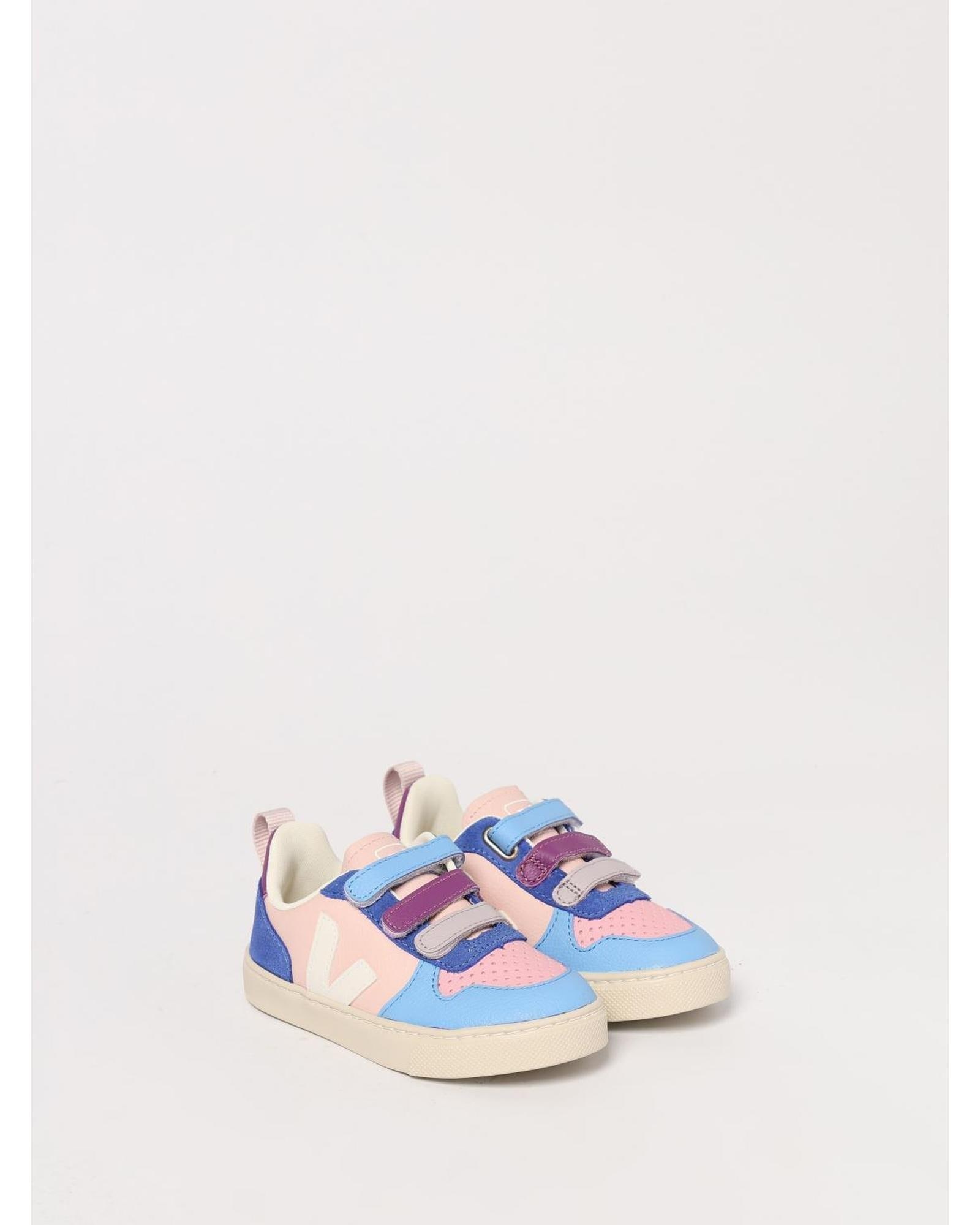 Veja Esplar Kids Velcro Sneakers - Pink Footwear image 2