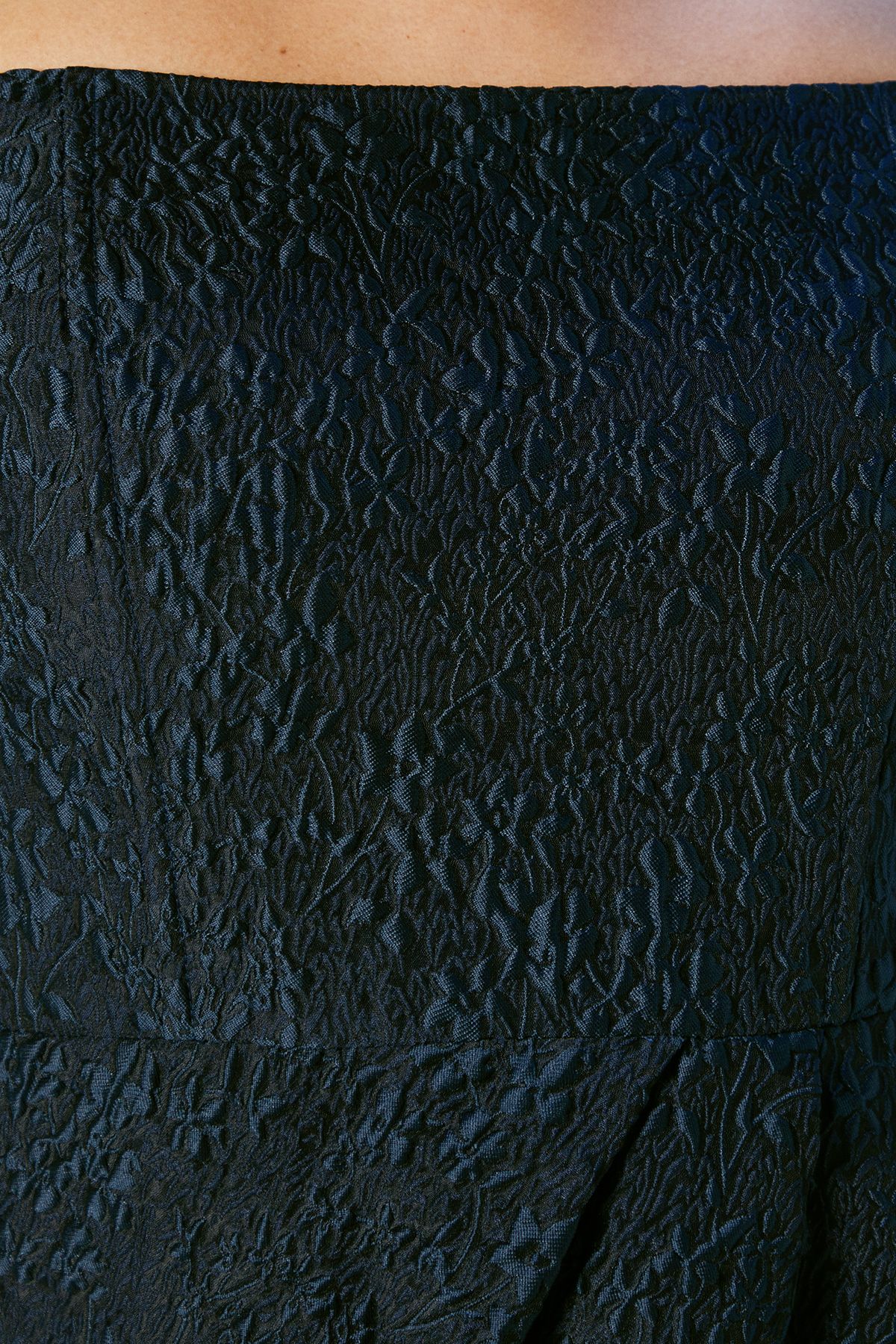 Coast Jacquard Bardot Bridesmaid Column Dress Navy image 5