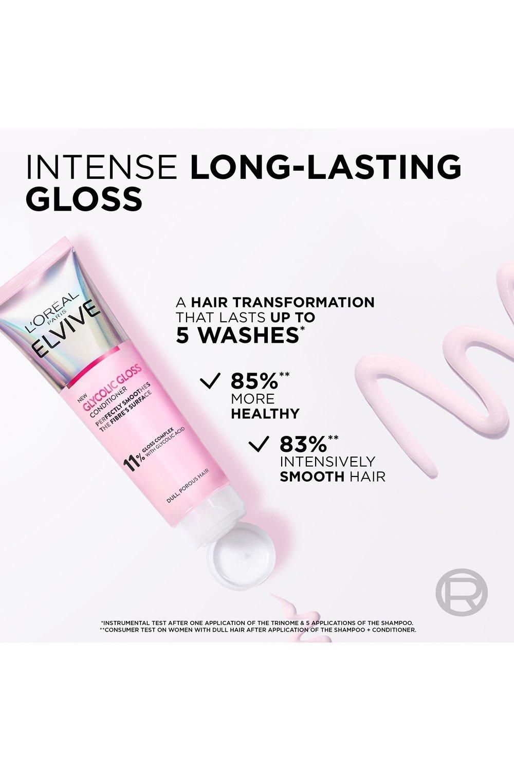 L'Oréal Paris Elvive Glycolic Gloss Conditioner for Dull Porous Hair Multi image 3