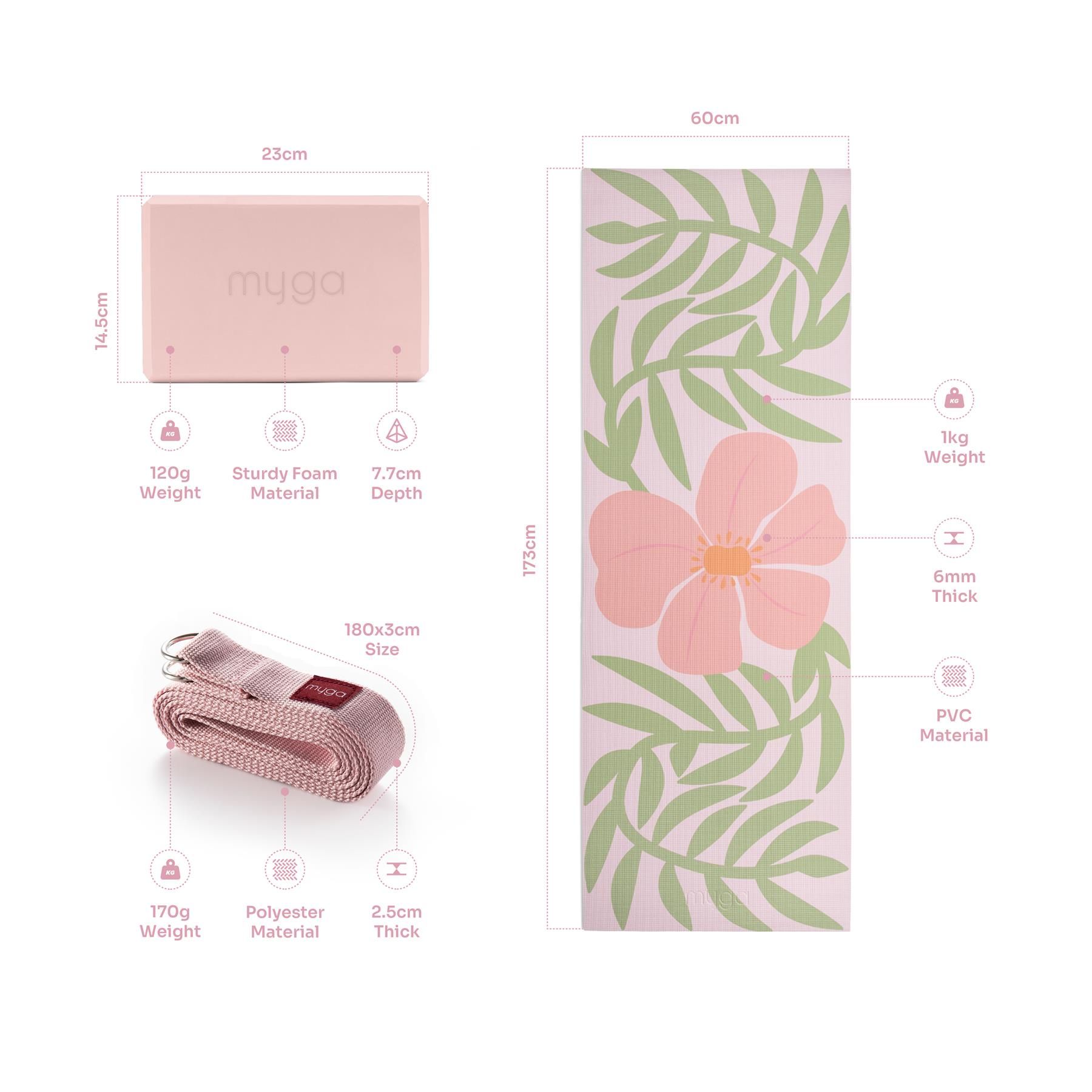 Myga Myga Printed Yoga Set - Palm Sage image 5