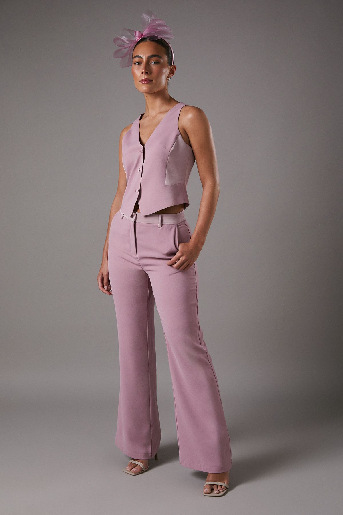 Coast Premium Tailored Waistcoat Mink image 2