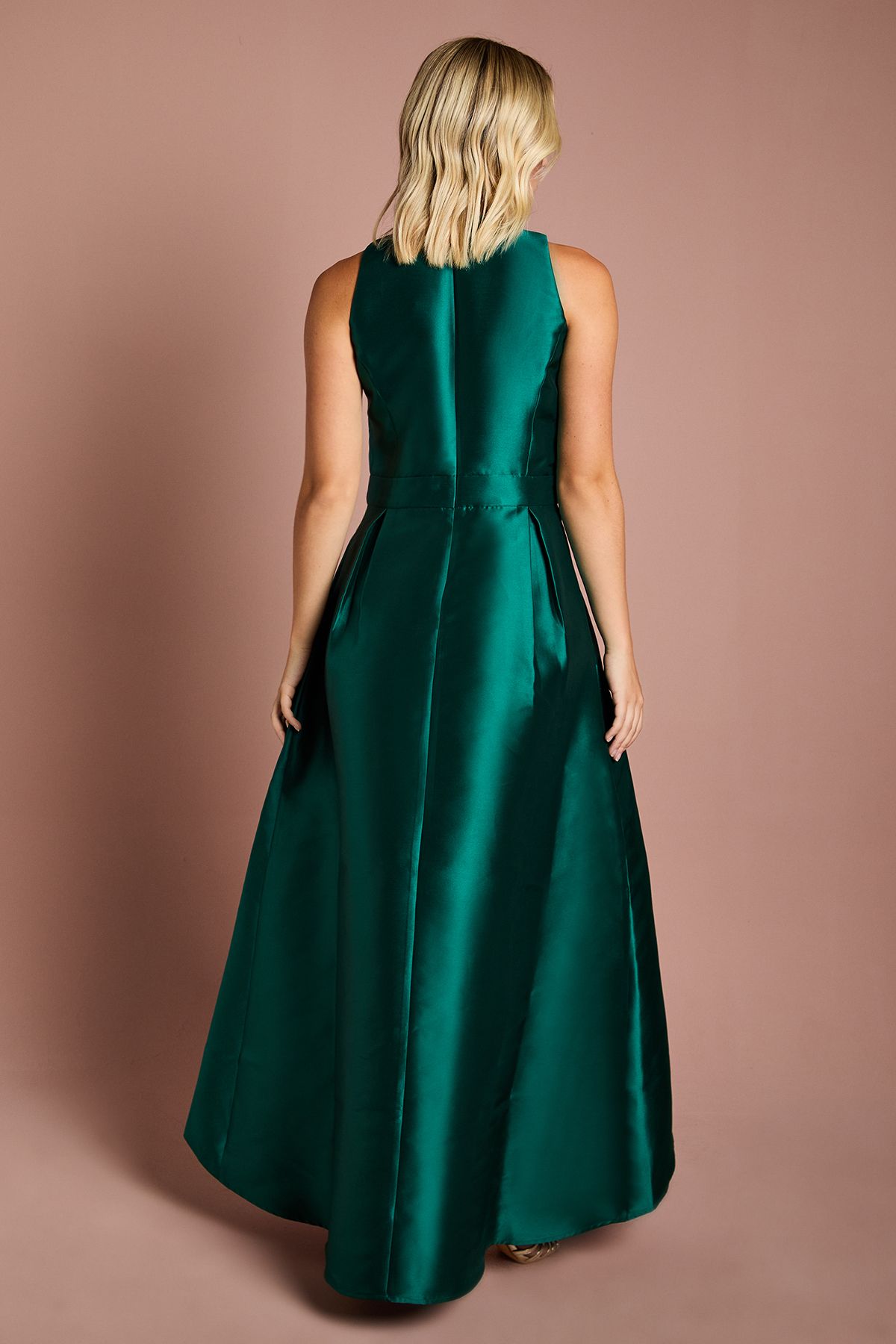 Coast Teen Coast Waterfall Bridesmaid Dress Emerald image 3