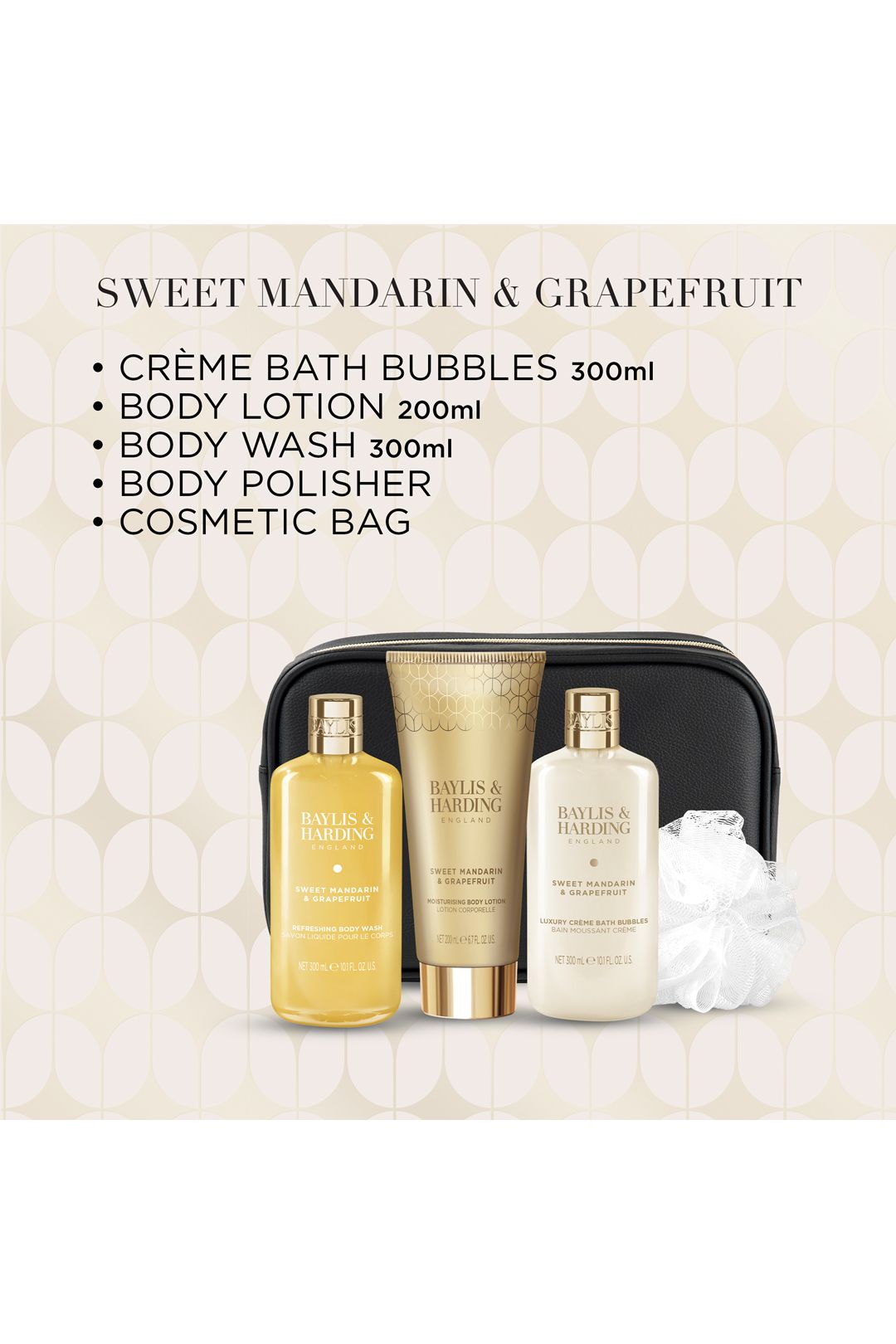 Baylis & Harding Sweet Mandarin & Grapefruit Bags Of Luxury Gift Set Multi image 4