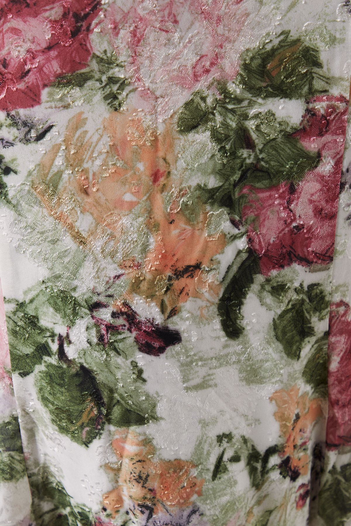 Coast Floral Bardot Maxi Dress Cream image 5