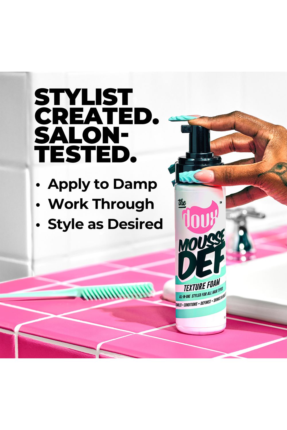 The Doux Mousse Def Texture Foam 207ml Multi image 5