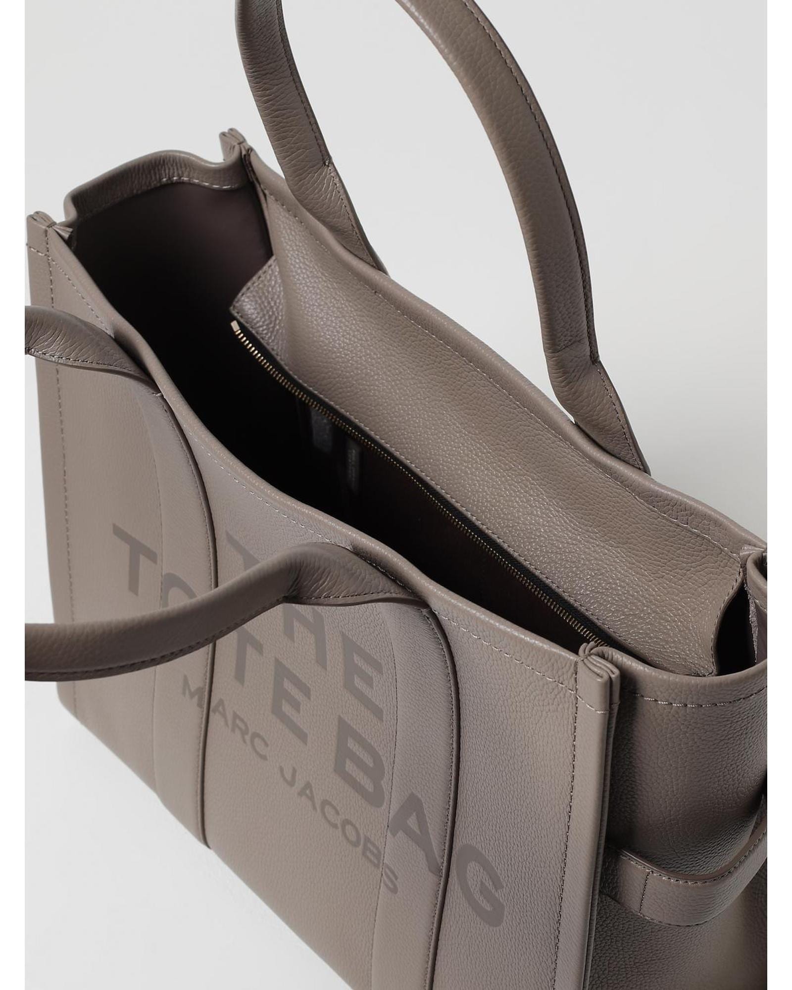 Marc Jacobs The Tote Bag Leather Tote Wo - Grey image 3