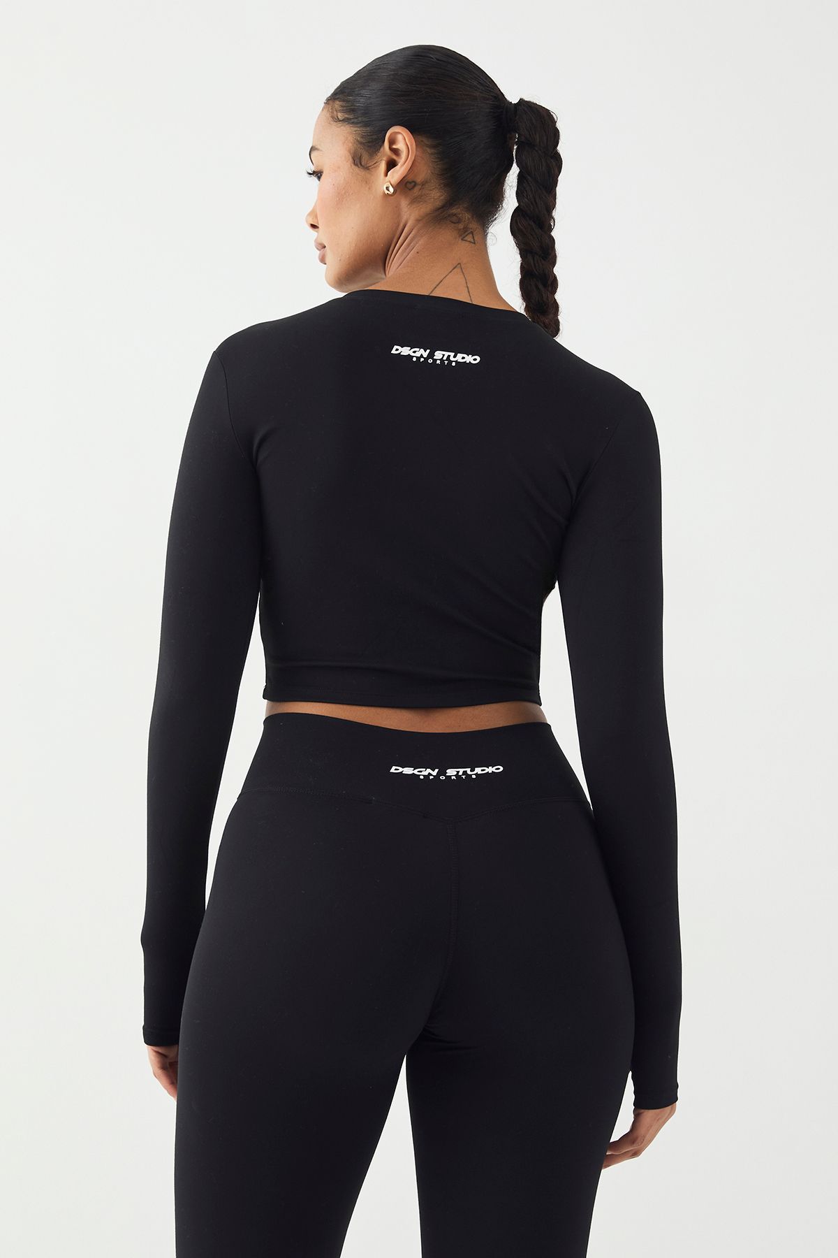 DSGN Studio DSGN Studio Ultra Sculpt Long Sleeve Top Black image 2