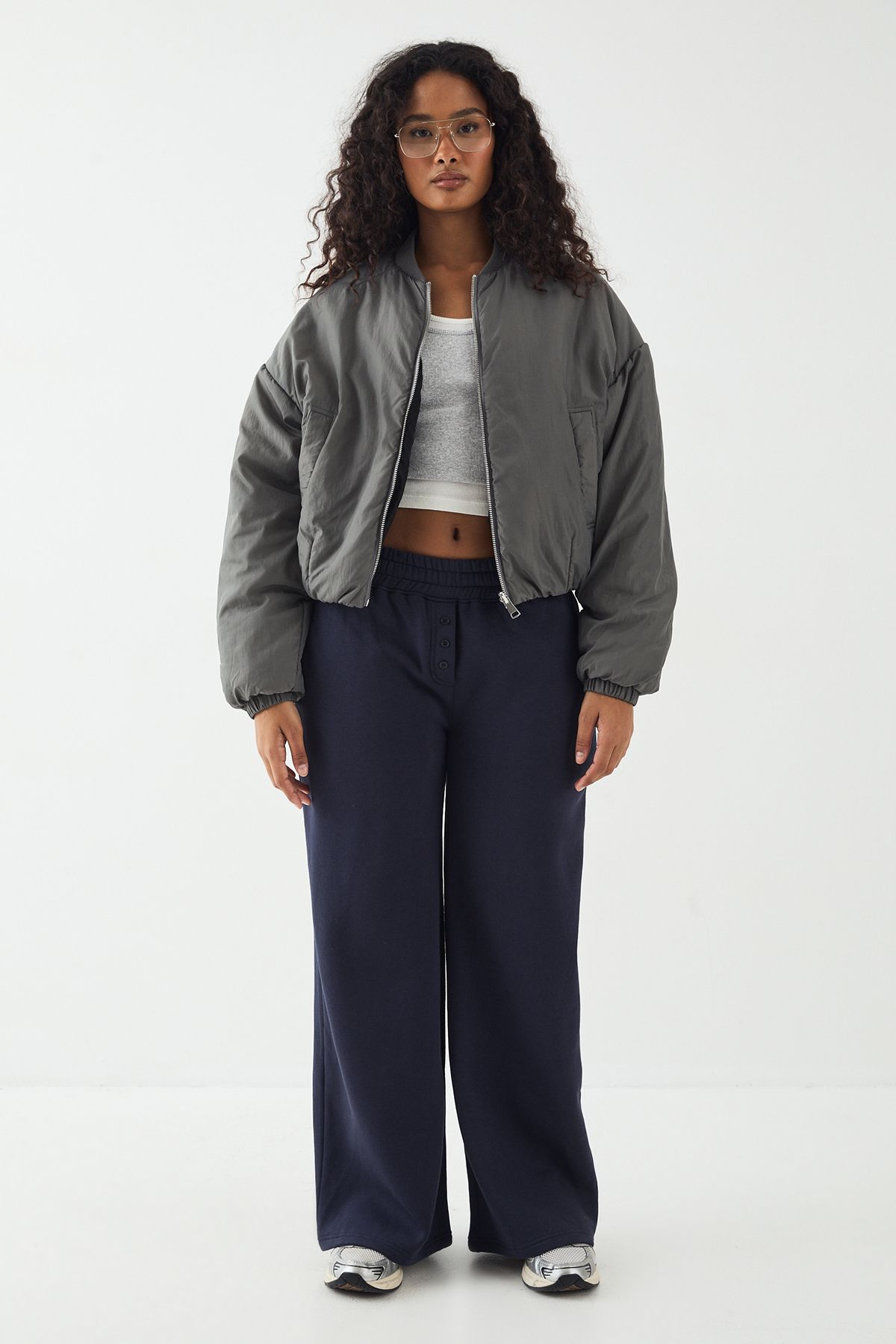 DSGN Studio DSGN Studio Reversible Padded Bomber Jacket Black image 5