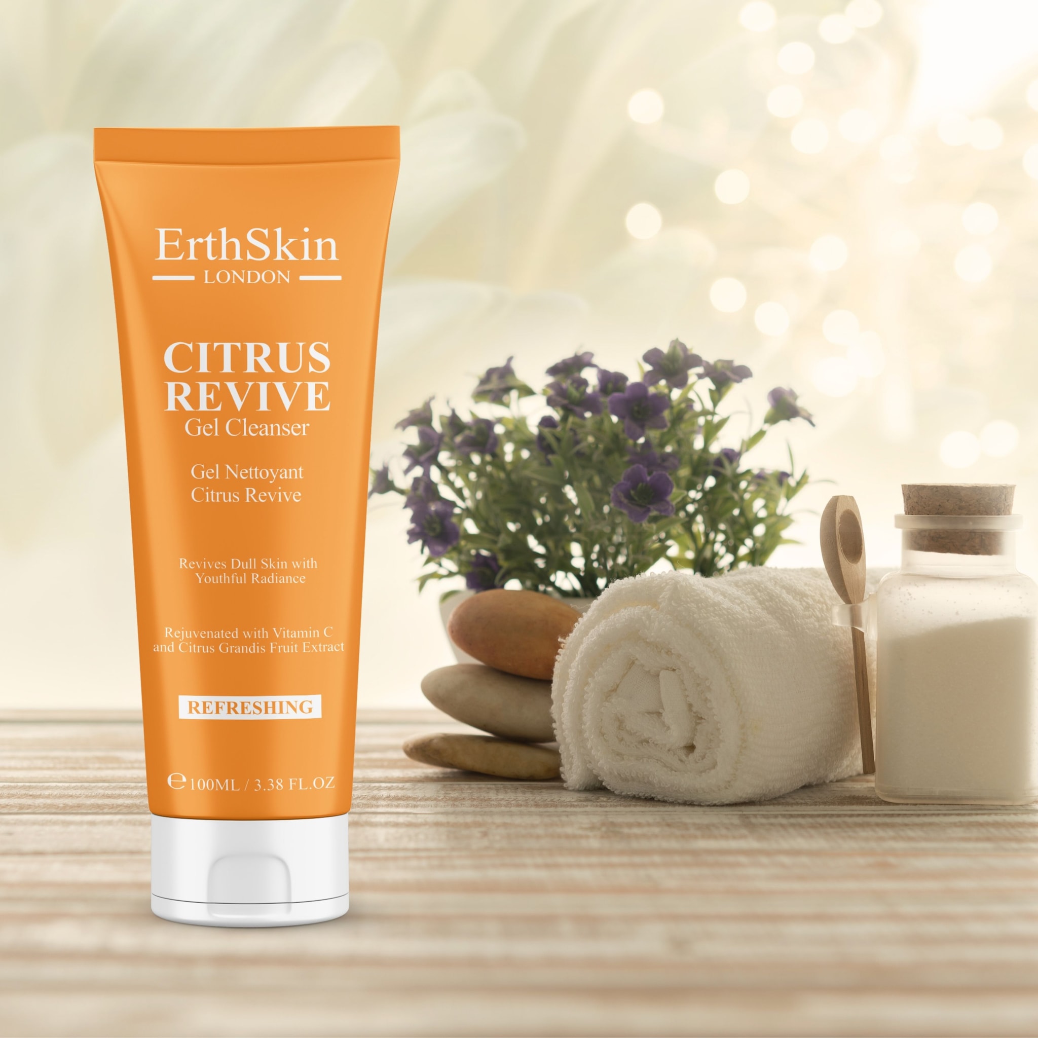 Erth Skin London Citrus Revive Gel Cleanser 100ml image 2