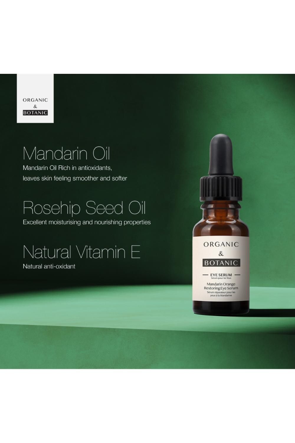 Organic & Botanic Mandarin Orange Restorative Eye Serum 15ml image 4