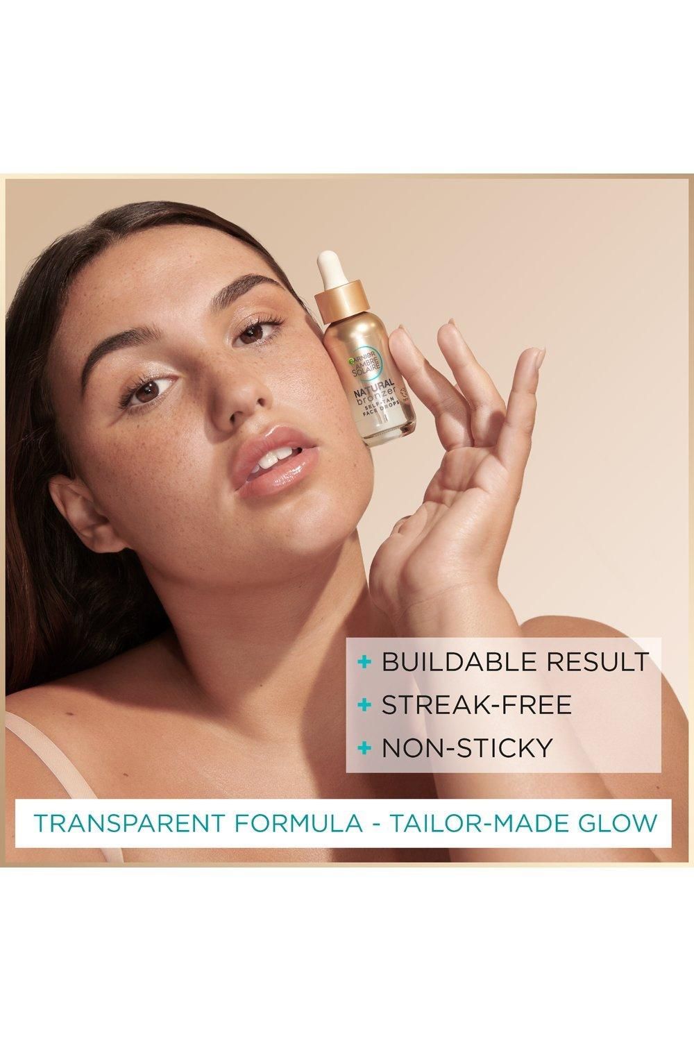 Garnier Ambre Solaire Natural Bronzer Self Tan Drops for Face 30ml Multi image 7