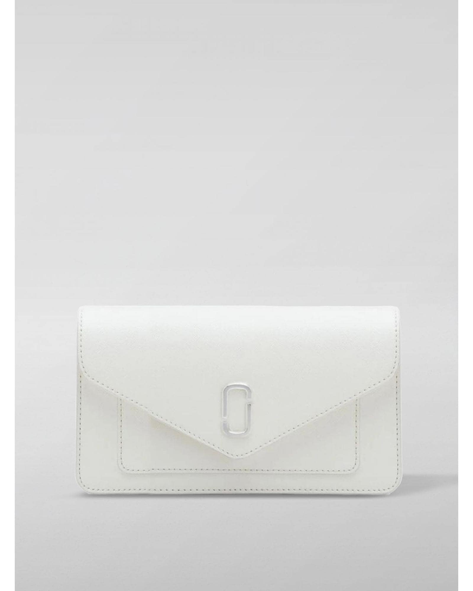 Marc Jacobs Softshot Clutch Wallet Envelope Design Wo - White Clutch Bags