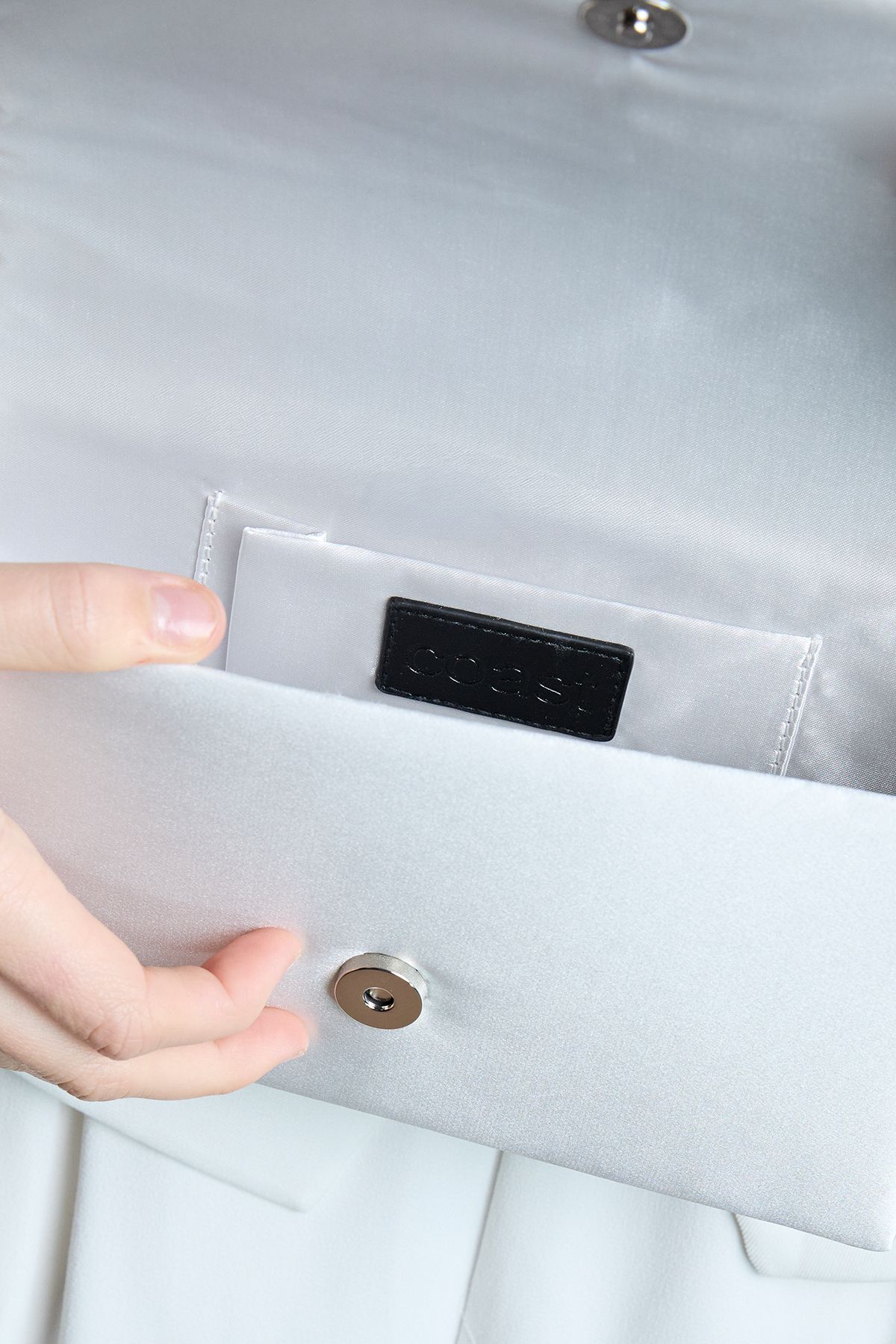 Coast Bridal Ava Flower Detail Grab Bag Ivory image 3