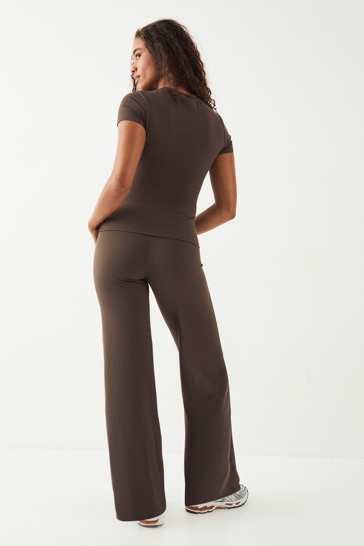 DSGN Studio DSGN Studio Ultra Sculpt Straight Leg Trouser Espresso image 2