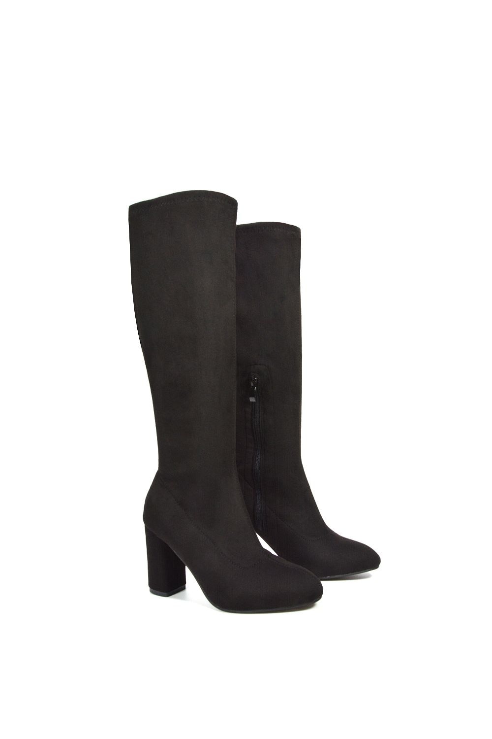 XY London 'Clementine' High Block Heel Knee High Boots image 5
