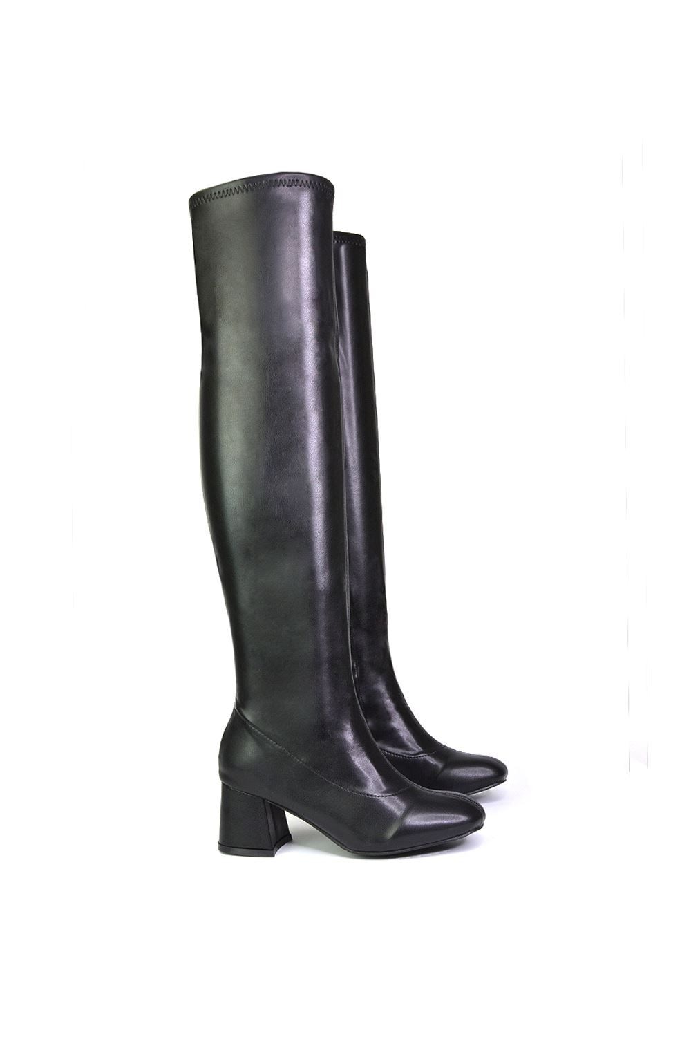 XY London 'Emmett' Over The Knee High Boots image 4