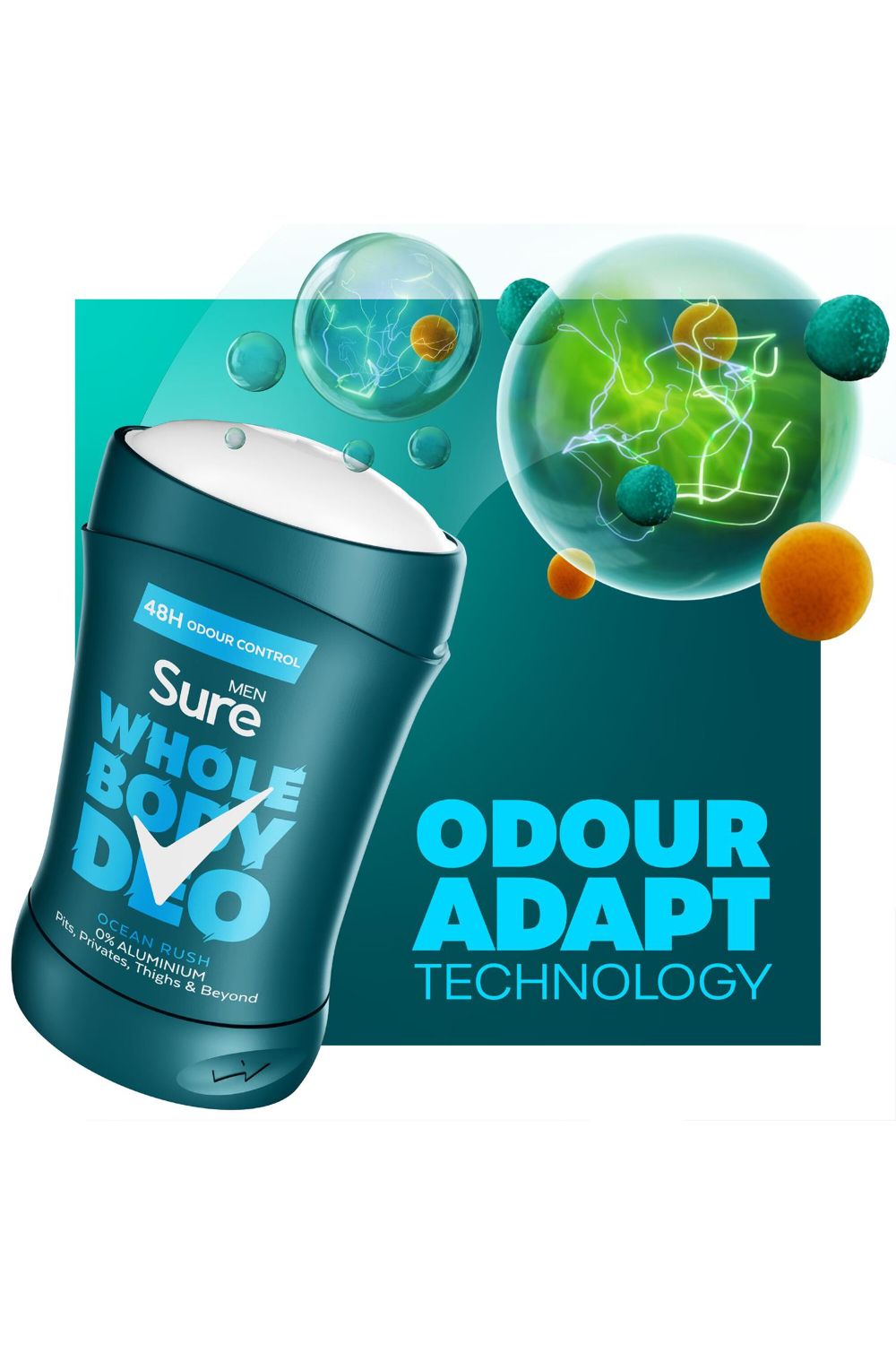 Sure Whole Body Ocean Rush Bundle Spray, Cream and Stick image 7