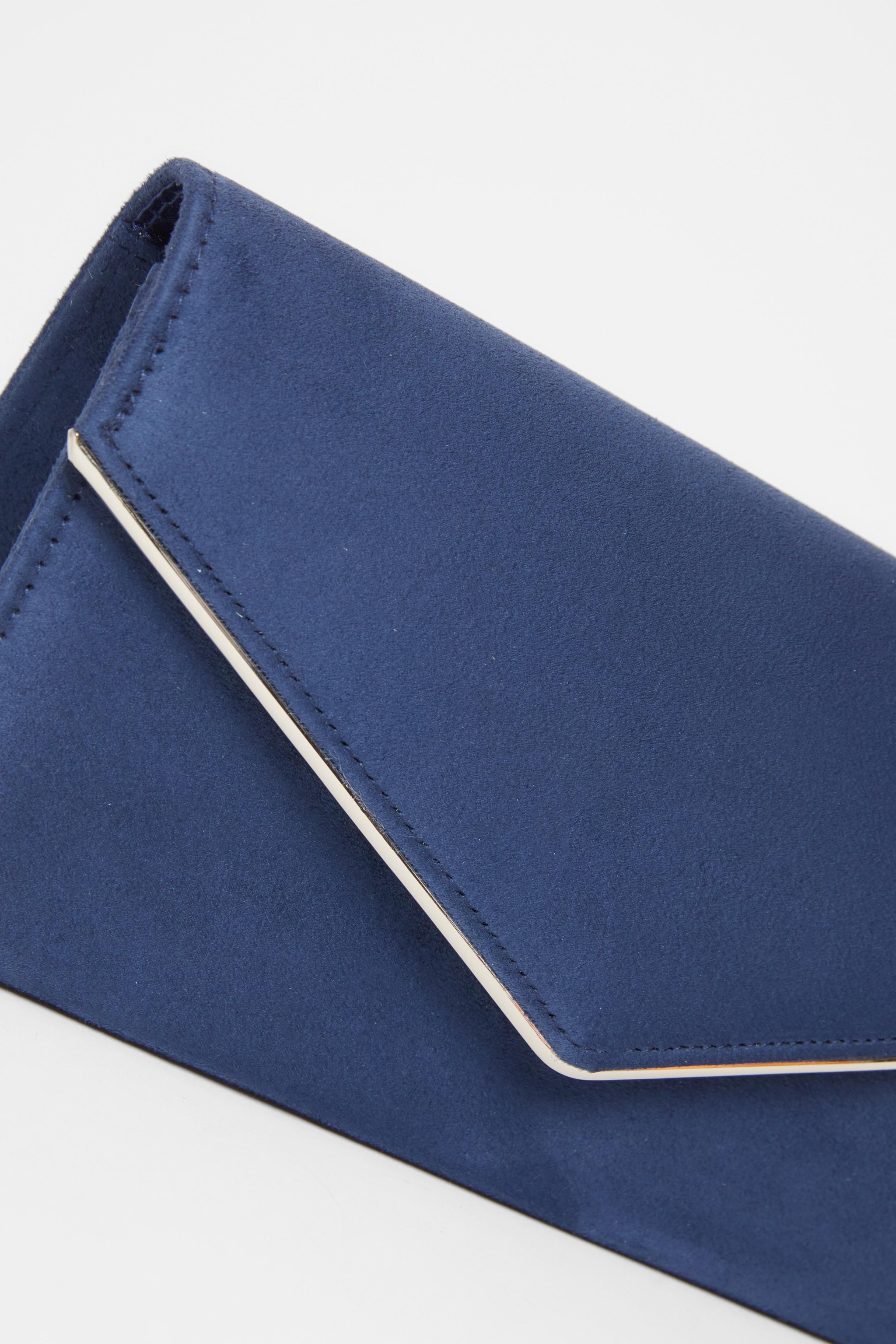 Quiz Navy Thin Clutch Bag image 5