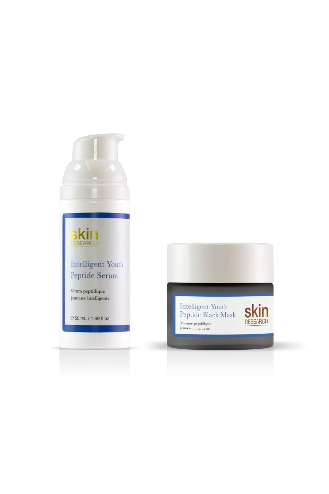 Skin Research Intelligent Youth Peptide Anti-Ageing Serum & Mask Kit image 1