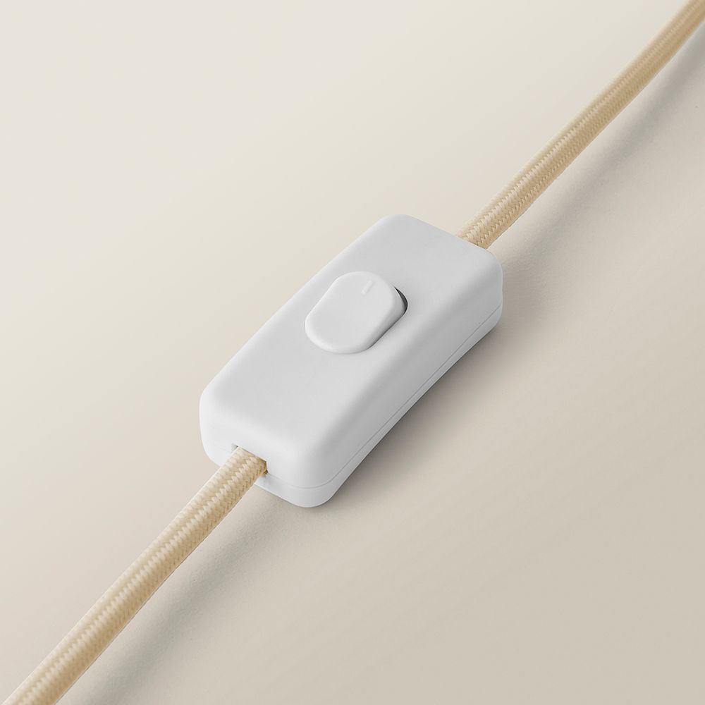 ValueLights Blair Natural Linen Shade Hand Finished Ceramic Stonewear Table Lamp with Bulb image 5