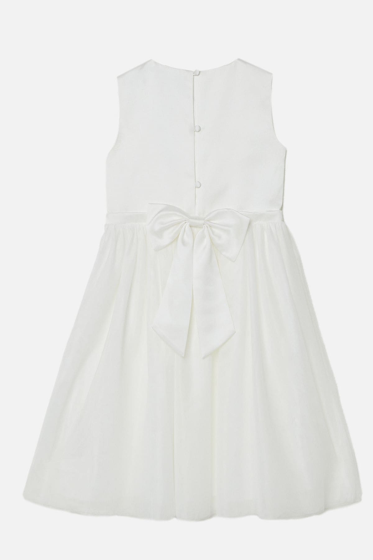 Coast Tulle Skirt Bow Back Flowergirl Dress Ivory image 2