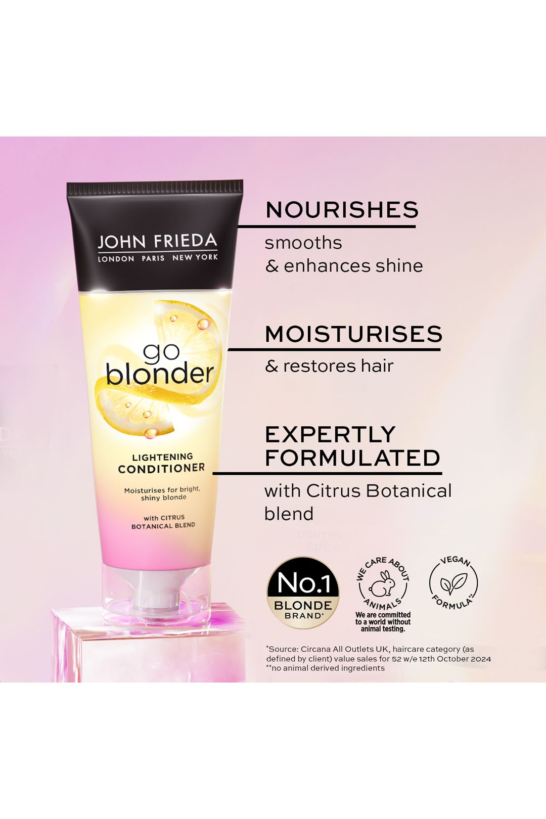 John Frieda Sheer Blonde Go Blonder Lightening Conditioner 250ml Multi image 4