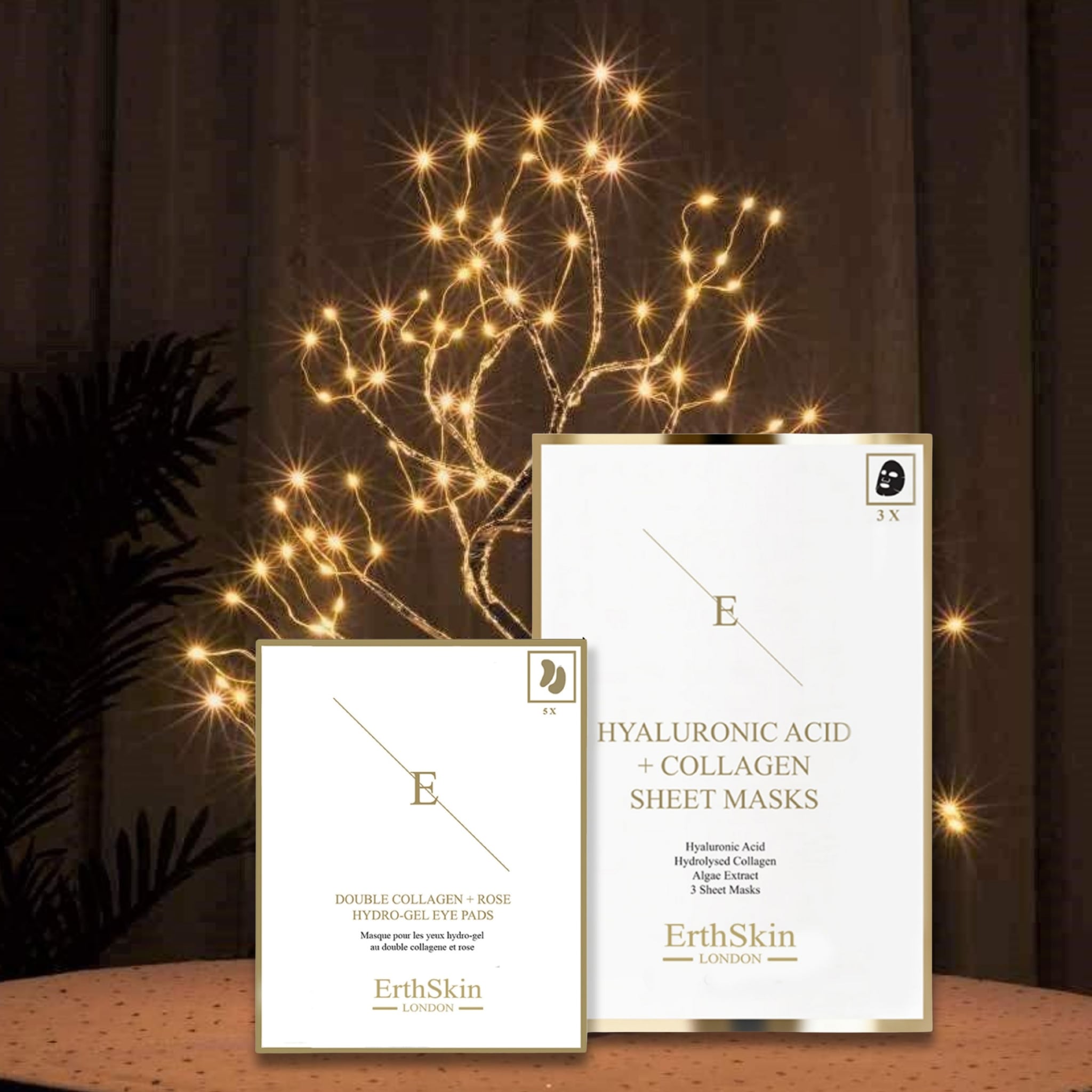 Erth Skin London Collagen Glow: Hyaluronic Sheet Mask + Double Collagen Rose Eye Pads image 3