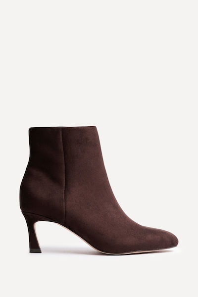 Linzi Reserve Brown Stiletto Ankle Boots