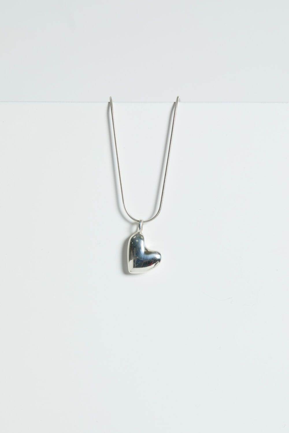 Simply Silver Sterling Silver 925 Molten Heart Pendant image 2