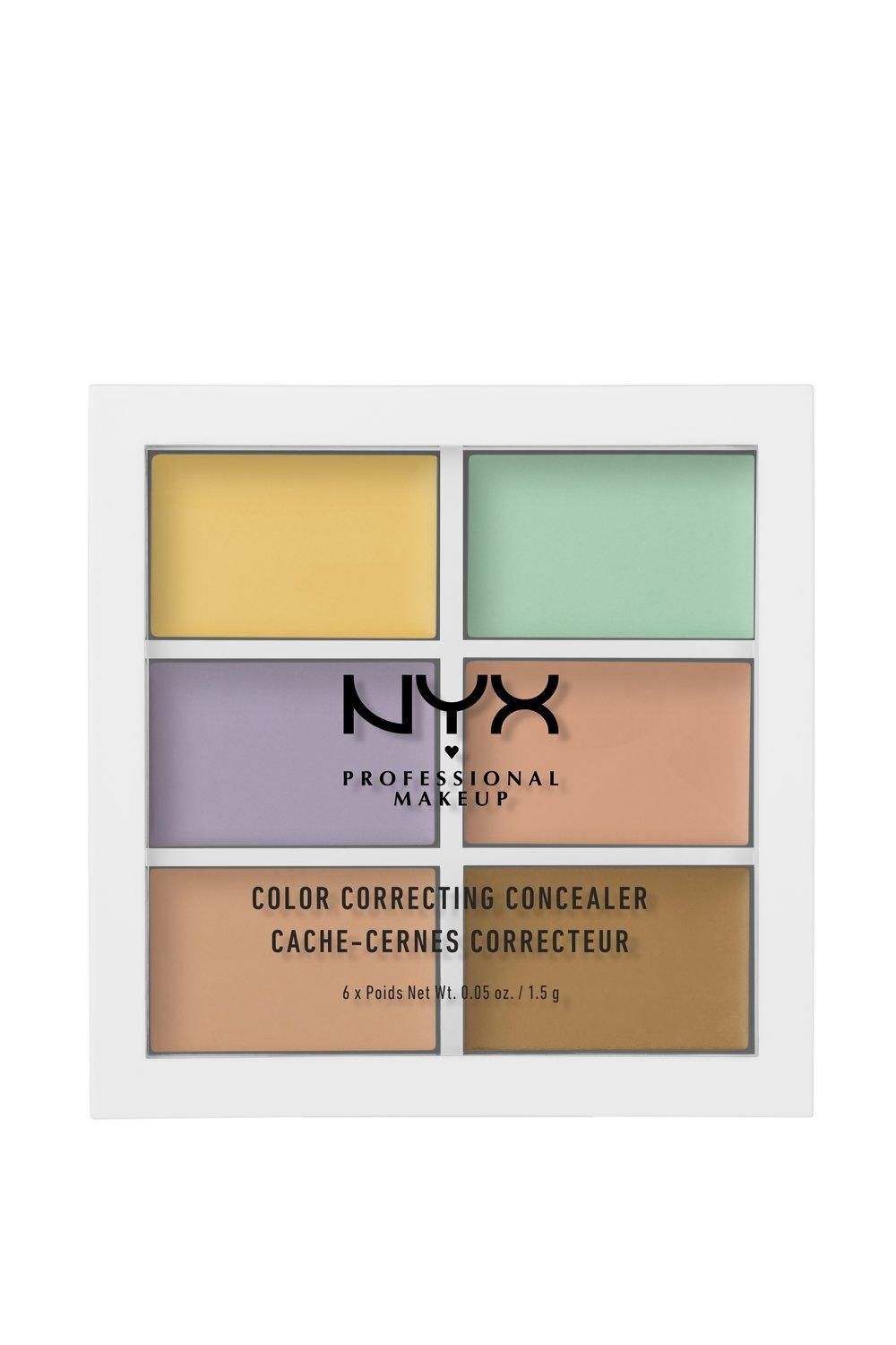 NYX Professional Makeup Colour Correcting Palette Concealer- 3 in 1 Cream Palette Multi image 1