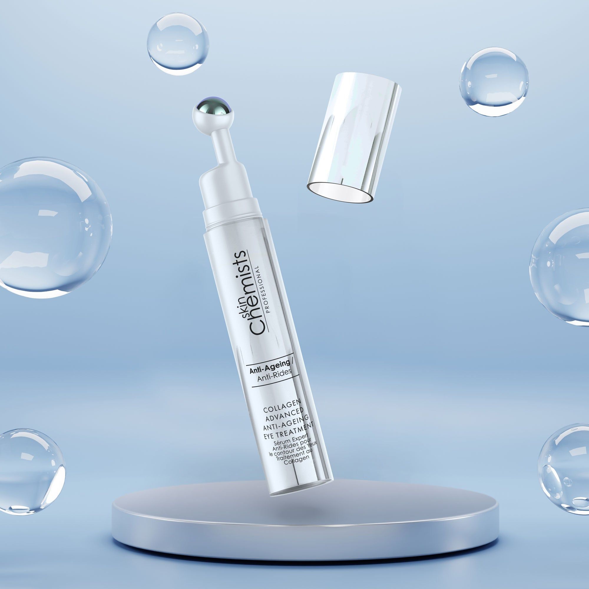 skinChemists professional Collagen Advanced Anti-Ageing Eye Treatment 15ml x 2 Duo Pack image 3