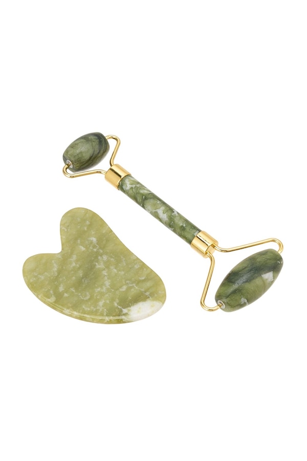 SHEONLY Gua Sha and Jade Roller Set for Facial Massage