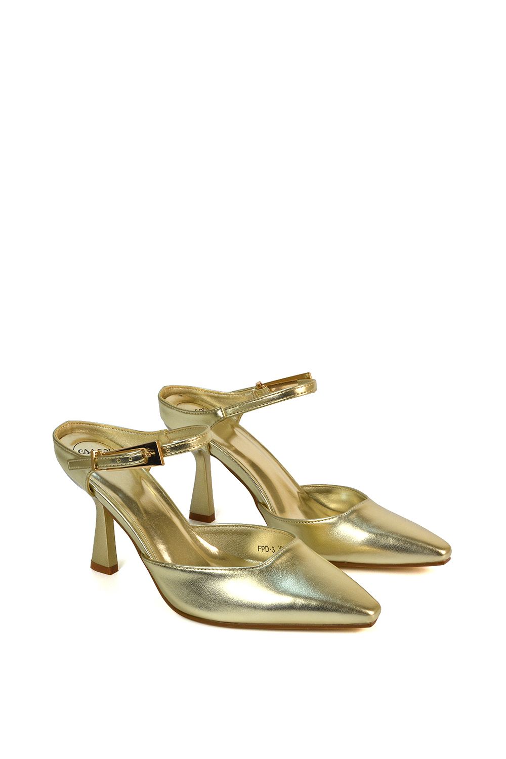 XY London 'Daisy-May' Stiletto High Heel Slip On Pointed Toe Court Shoes image 5