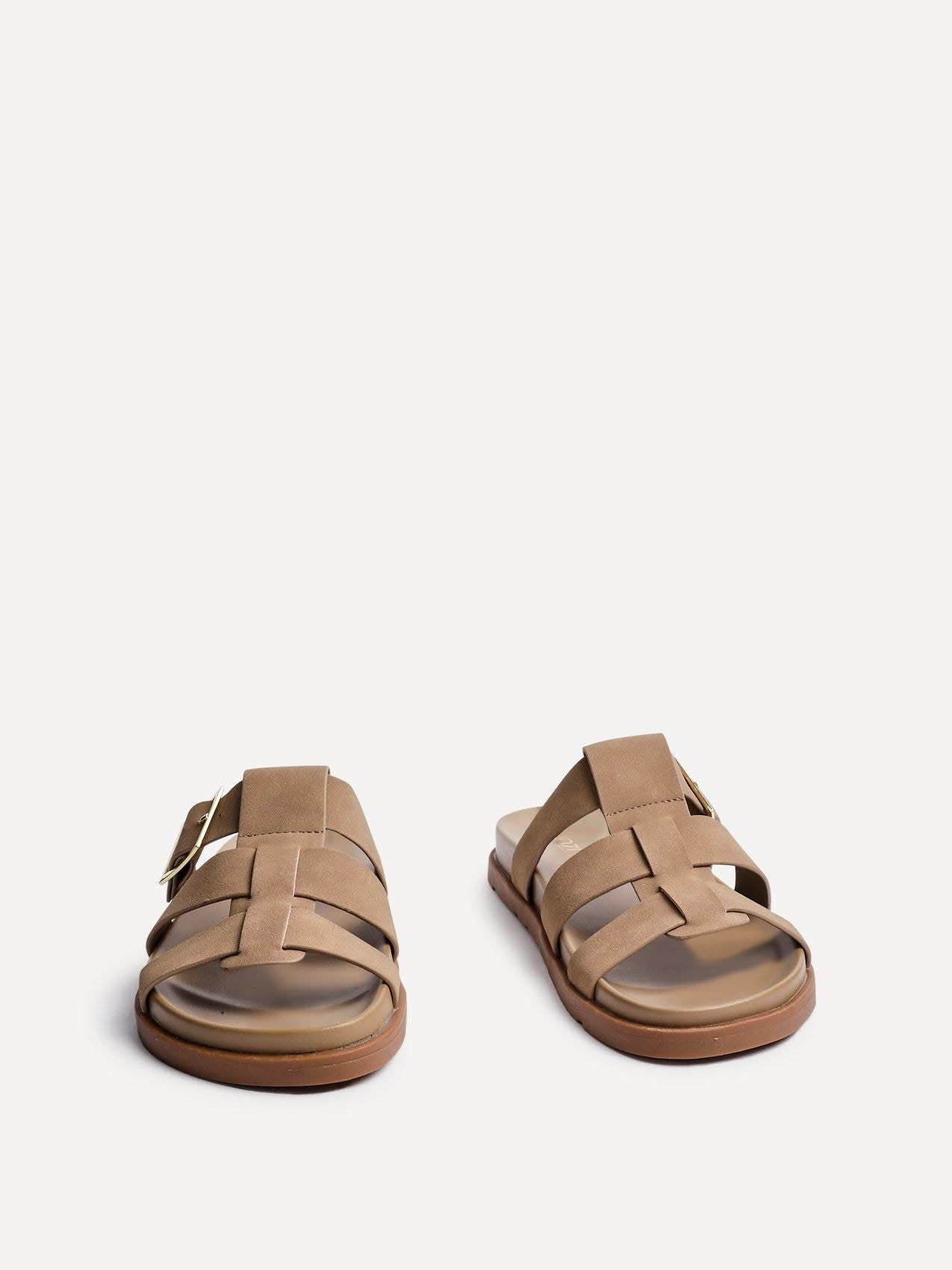 Linzi Restore Taupe Nubuck Gladiator Slip-On Sandal image 3