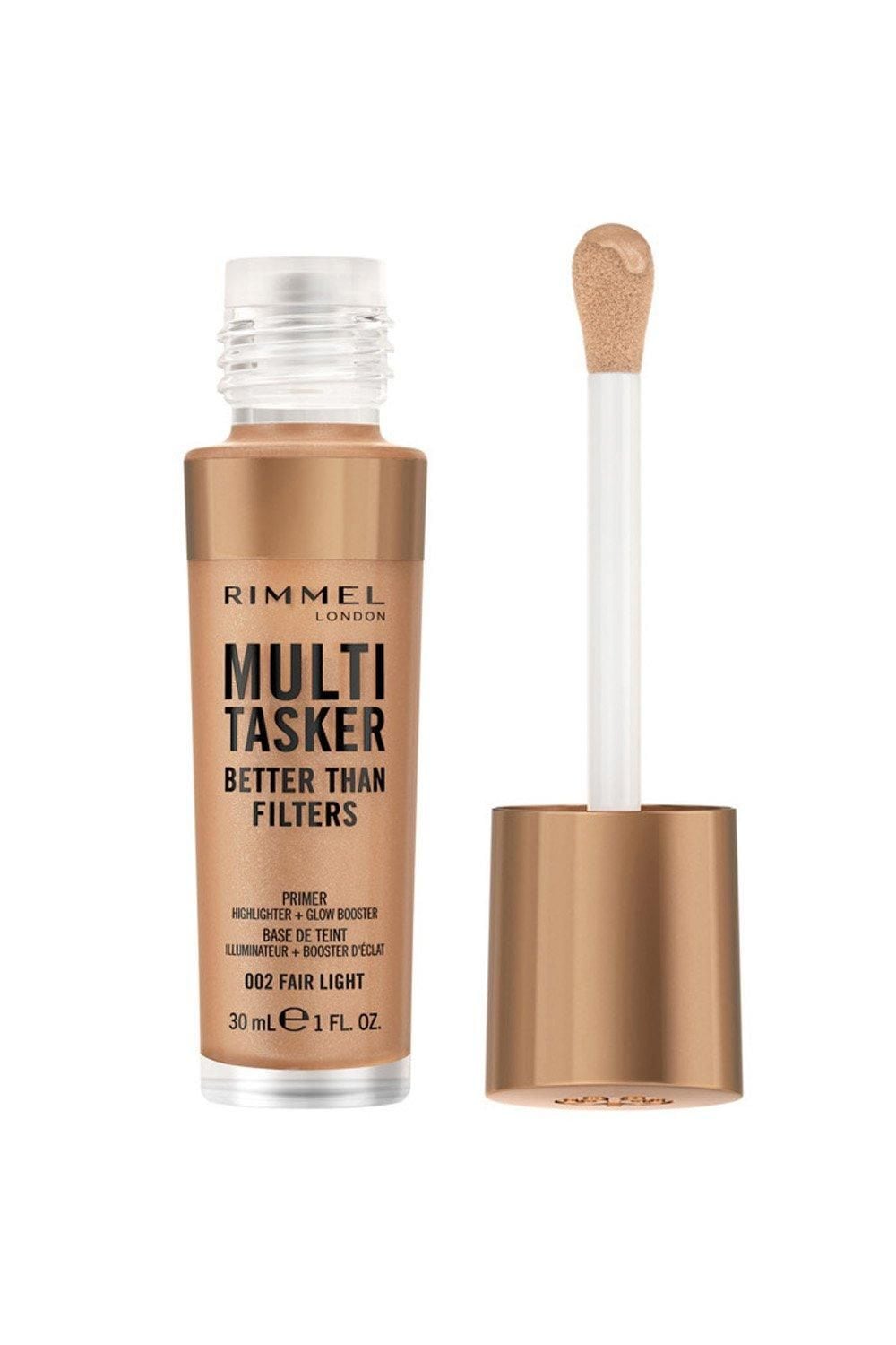 Rimmel London Multi-Tasker Better Than Filters Glow Boosting Primer 30ml Fair Light image 1