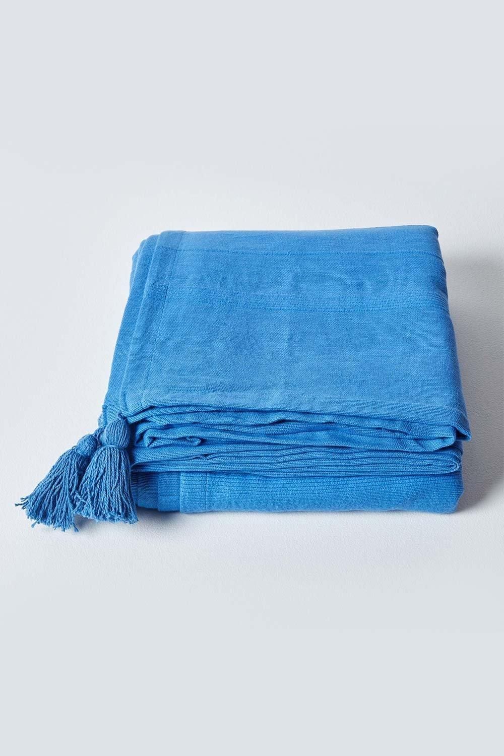 Homescapes Cotton Rajput Ribbed Throw image 2