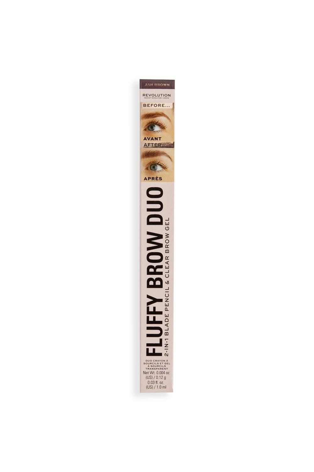 Revolution Fluffy Brow Filter Duo Ash Brown image 4
