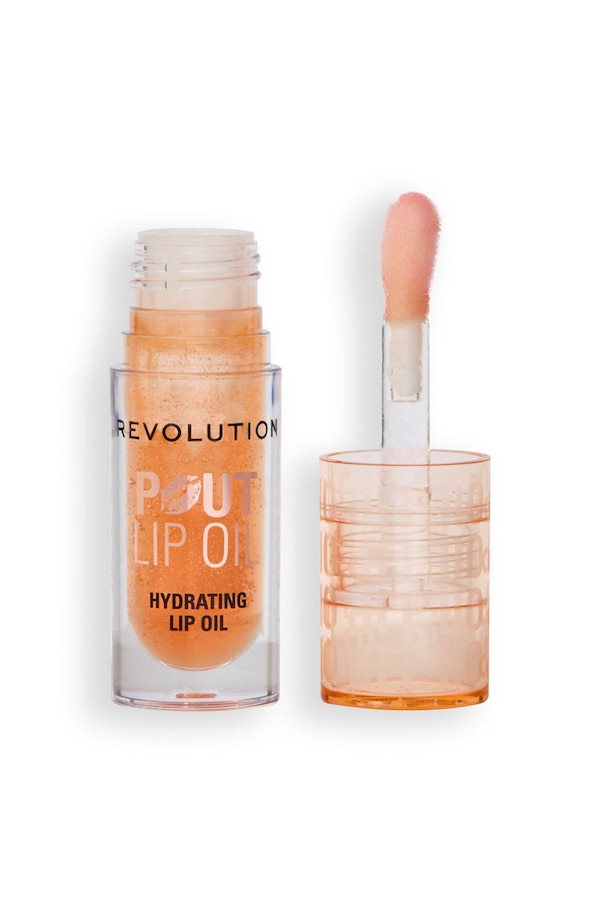 Revolution Pout Lip Oil Honey Shimmer