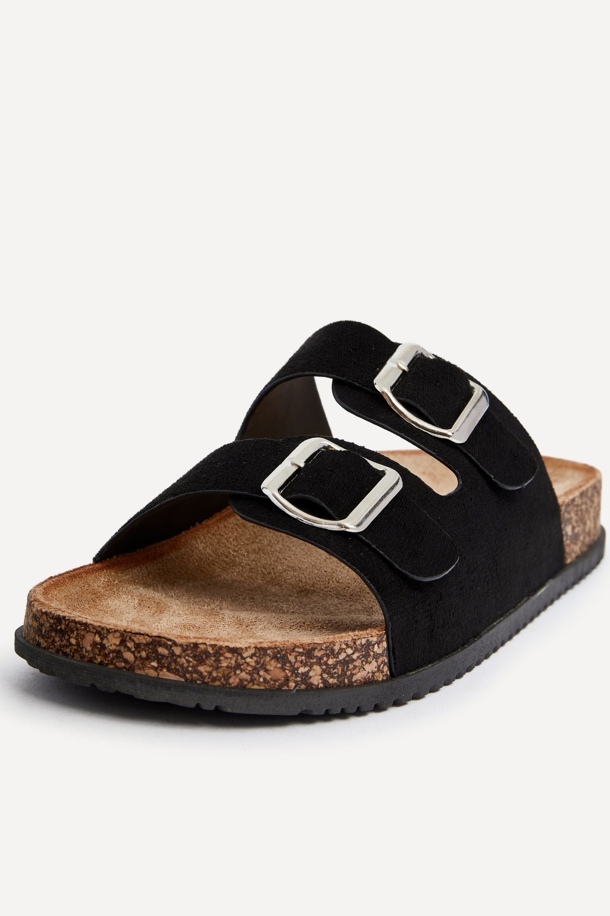 Linzi Echo Black Double Buckle Sandals image 5