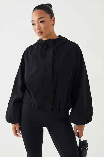DSGN Studio DSGN Studio Balloon Hem Zip Through Jacket Black