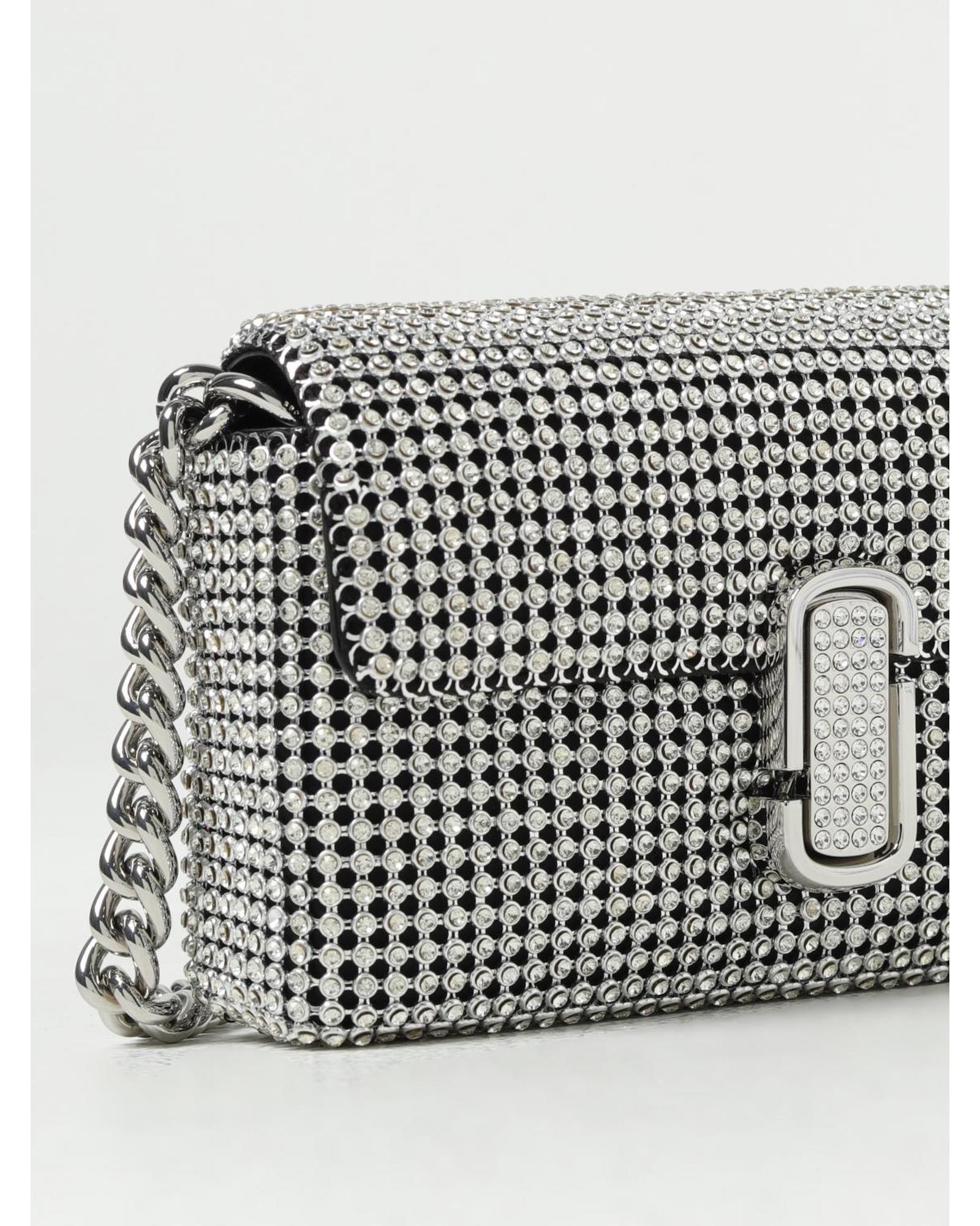 Marc Jacobs Crystal Mesh Clutch Bag Wo - Silver image 3