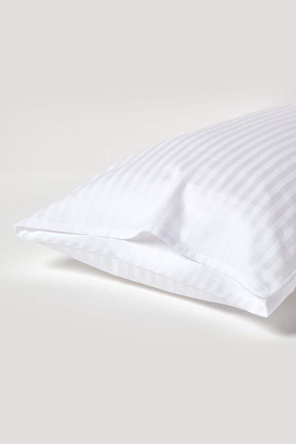 Homescapes Egyptian Cotton Satin Stripe Housewife Pillowcase 330 TC image 3