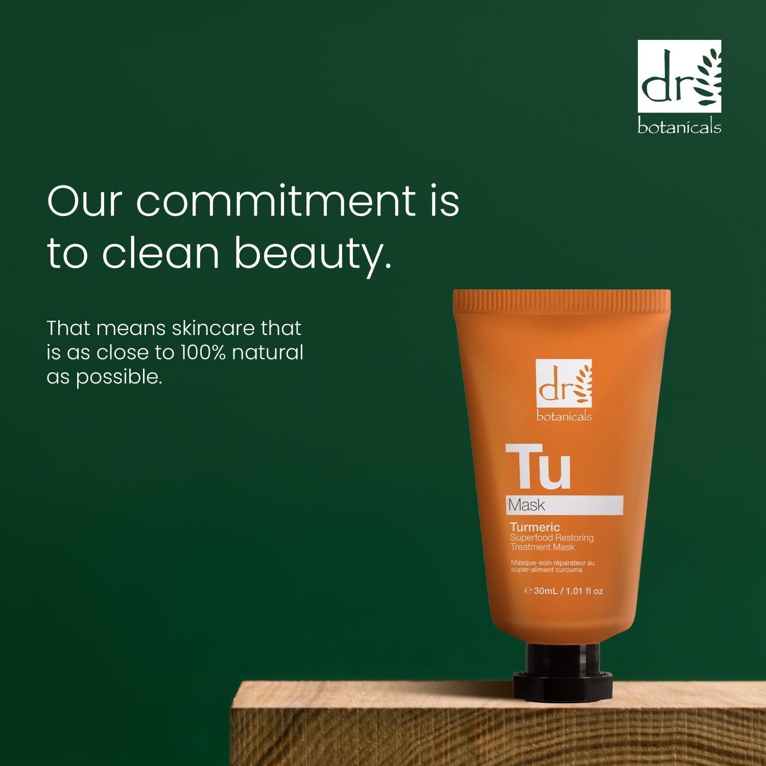 Dr. Botanicals Turmeric Restoring Treatment Mask 30ml x 2 Duo Set image 3