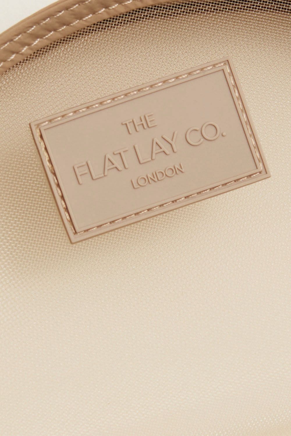 The Flat Lay Co Mesh Lunar Flat Lay Makeup Pouch - Taupe Multi image 4