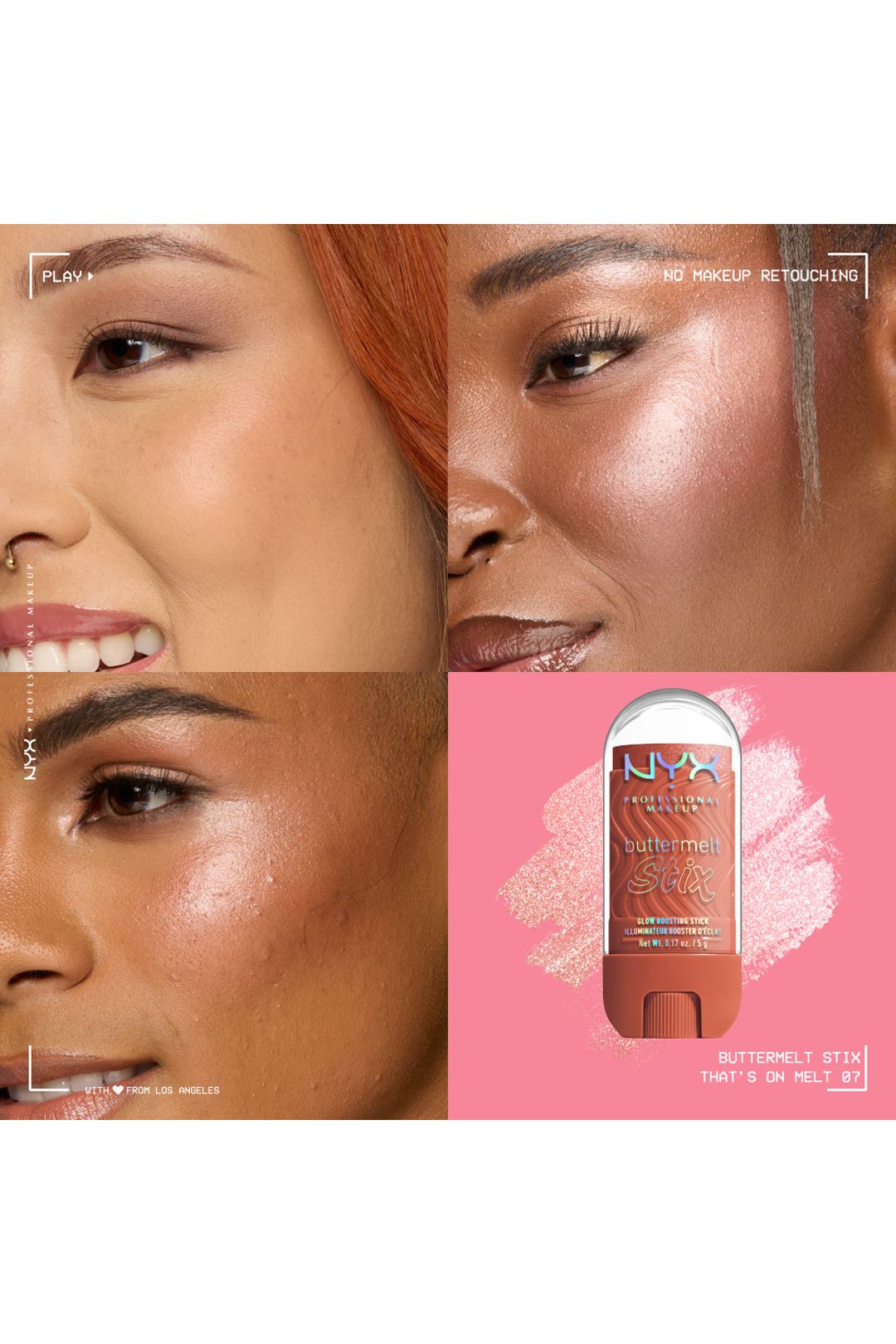 NYX Professional Makeup Buttermelt Glow Stix 5g Thats On Melt image 6