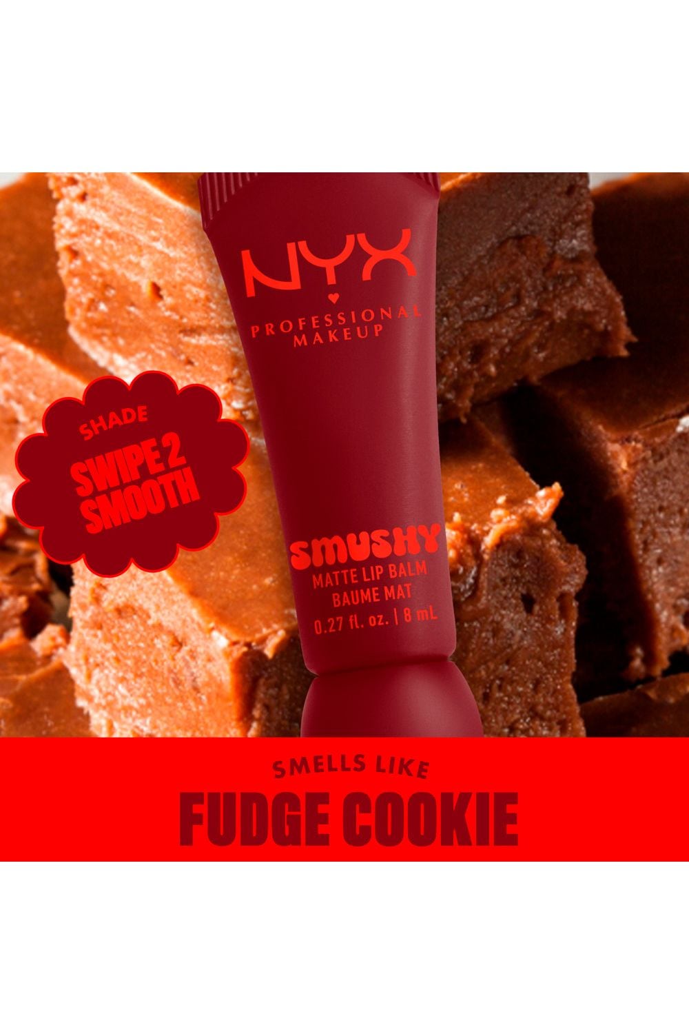 NYX Professional Makeup Smushy Matte Lip Balm 8ml Swipe 2 Smooth image 6