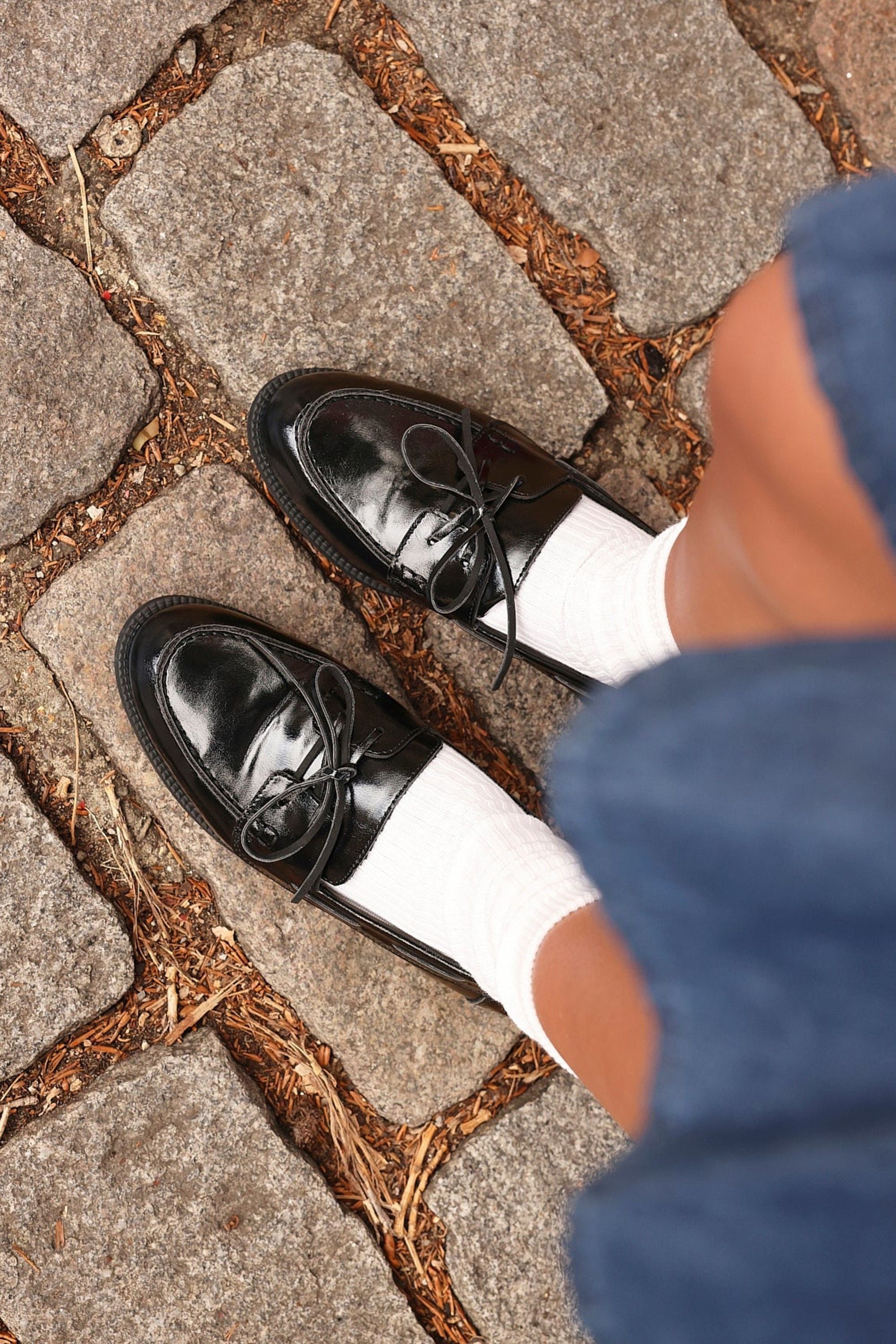 Linzi Vanish Black Patent Slip On Loafer image 2