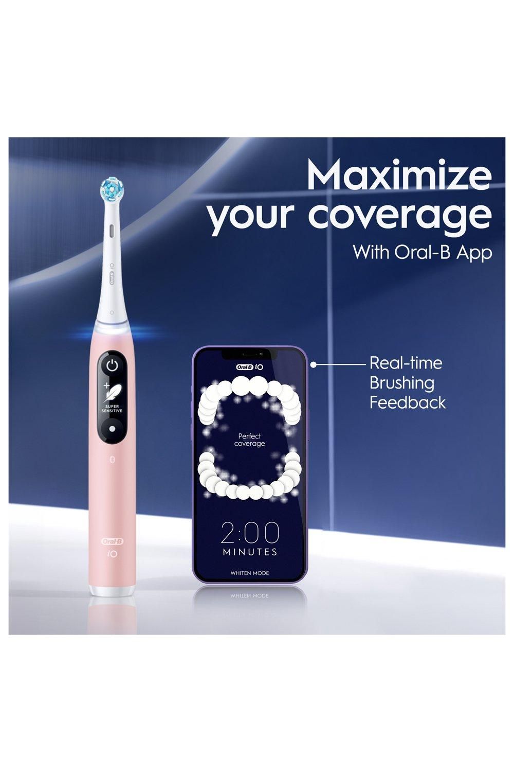 Oral B Sensitive Edition iO - 6 - Pink Toothbrush Pink image 10