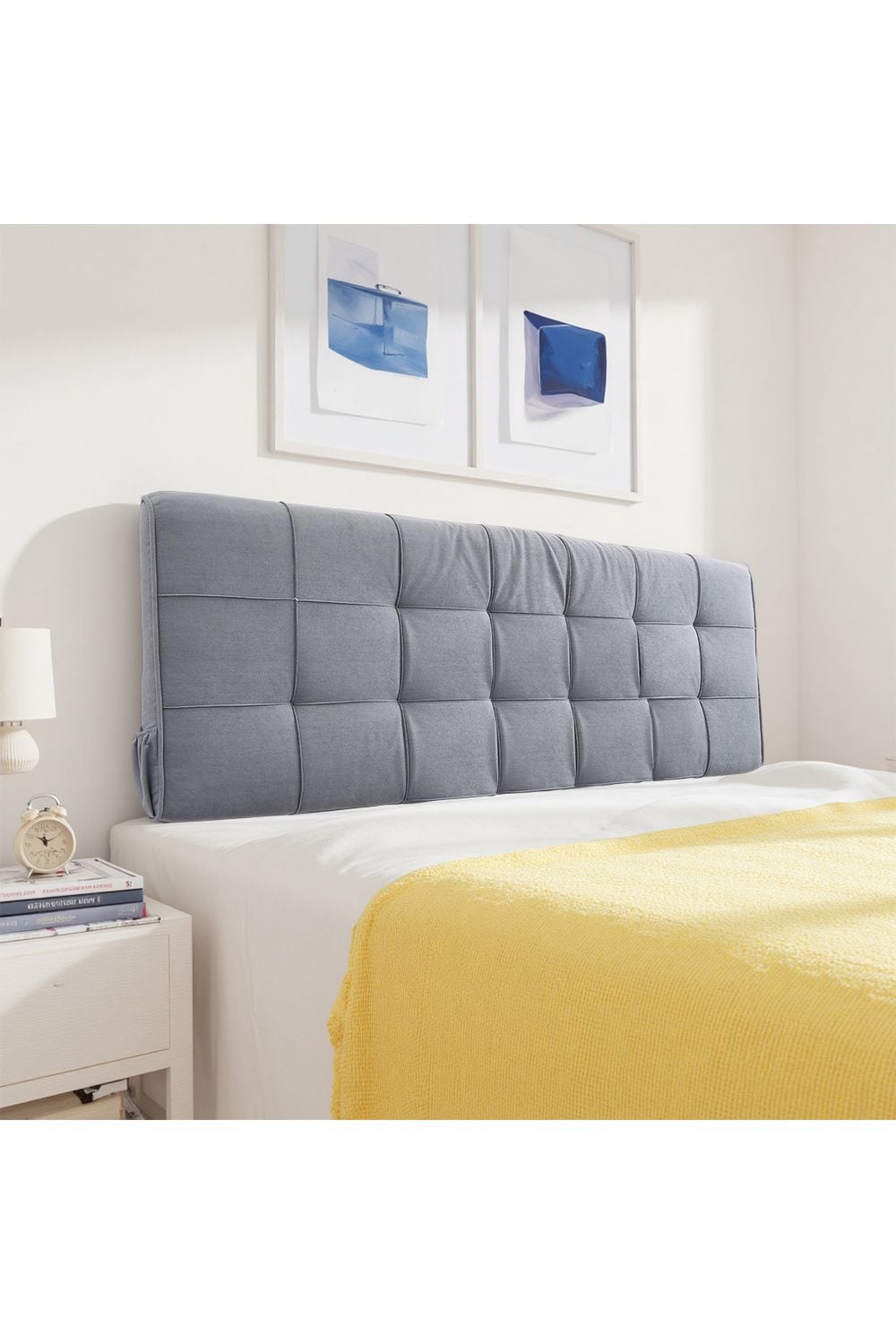 Living and Home Soft Headboard  pillow Cushion with Removable Cover image 5