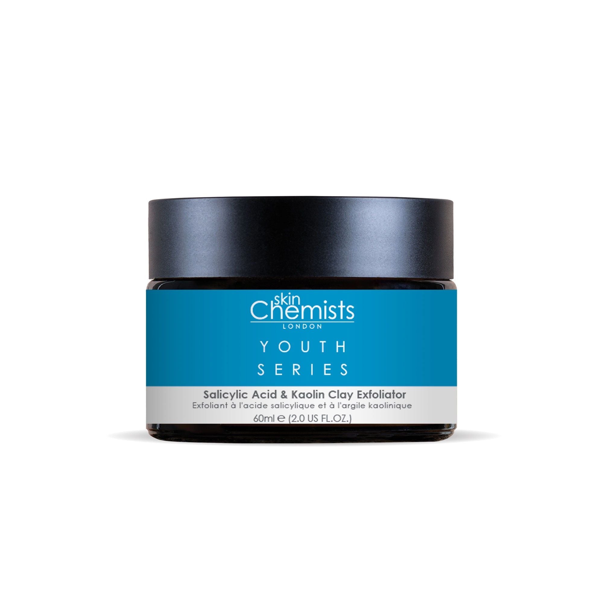 skinChemists Youth Series Salicylic Acid & Kaolin Clay Exfoliator 60ml x 2 Duo Pack image 2